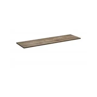 "Stelia" Badezimmer-Arbeitsplatte Eiche Sante Fe Vintage 120 x 46 x 2,5 cm - Braun, Bronze