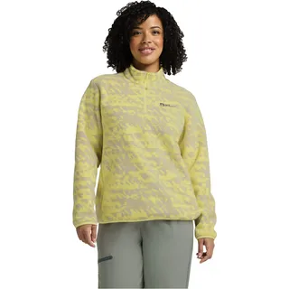 Jack Wolfskin Strickfleece-Pullover Gelb L