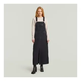 G-Star für Damen. D27734-E091-H497 Skater Maxi Latzhose Maxi Latzhose Latzhose Kleid Schwarz (M), Lässig, Denim, Nachhaltig, Recycelte Baumw