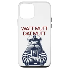 Hülle für iPhone 12 mini Watt-Mutt-Dat-Mutt - typisch Norddeutsch Walross Kapitän
