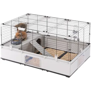 Ferplast Kleintierkäfig Modular 2 109 x 72 x 56 cm grau