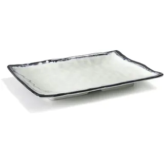 LACOR 63943 Rechteckige Schale aus Melamin, BPA-frei, 25'2x17'2x3'6 cm