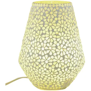 Marrakesch Orient & Mediterran Interior Boho Deko Nachttischlampe Mosaik Glas