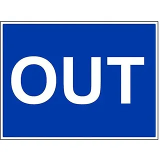 V Safety 43061BR-ACSR1LAG 3 mm AlumComp RA1 Anti-Graffiti – 600 x 450 mm VSafety Out Schild, 600 x 450