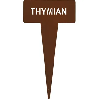 Kräuterstecker Thymian 15 cm Rostfarben