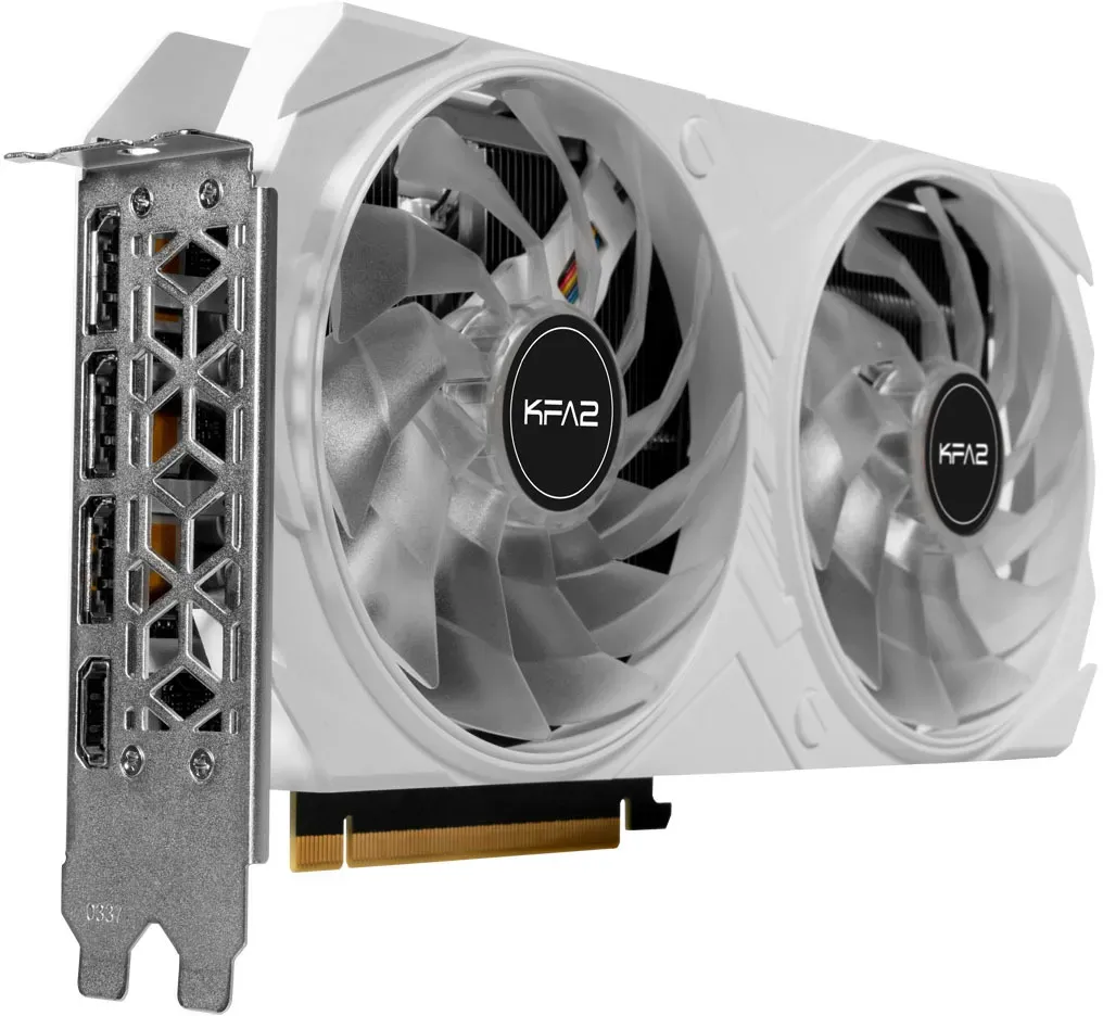 Bild von GeForce RTX 4060 Ti EX White, 8GB GDDR6, HDMI, 3x DP (46ISL8MD8BWK)