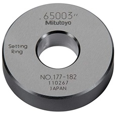 Mitutoyo 177-182 Einstellring aus Stahl, 0.65 Zoll ID