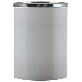 MSV Zahnputzbecher Aspen aus Kunststoff in glänzend weiß, Plastik, 30 x 20 x 15 cm