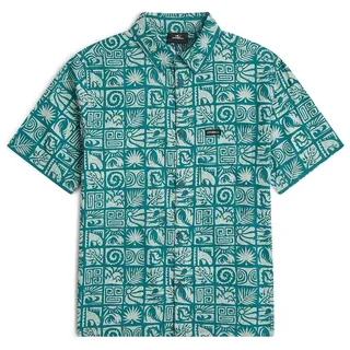 O ́neill Print Kurzarmhemd - Blue Bricks - 5-6 Jahre