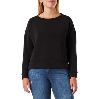 comma Damen 60.2.62.14.140.2137618 Sweatshirt, 9999 schwarz, 40