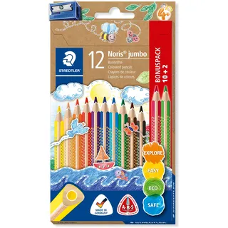 Staedtler Buntstift Noris jumbo 12 St. mehrfarbig