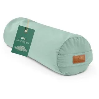 #DoYourYoga Zylinder Yogabolster | 68cm x 22cm | Gefüllt mit Bio-Dinkelspelz oder Bio-Buchweizenschalen (KBA) | Waschbarer Bezug | Yogakissen & Meditationssitz | Zafukissen für Yin Yoga