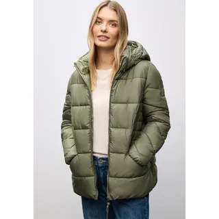 STREET ONE Kurze Steppjacke lichen Green 44,