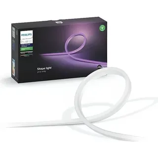 Philips Hue White Outdoor Lightstrip, 5 m, LED Lichtband, Smart Beleuchtung, A+ Energieklasse - Bunt
