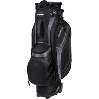 BagBoy Transit Golfwagen Tasche mit 14-facher Unterteilung und Rädern, Schwarz/Charcoal/Silber