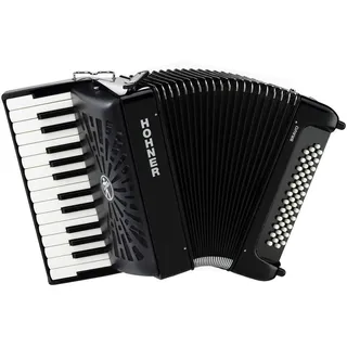 HOHNER BRAVO I 49 F, schwarz 2019 (SILENTKEY)