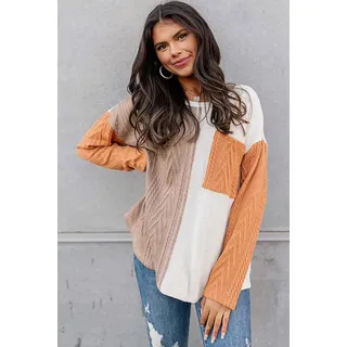 OMG Oversize-Bluse für Damen Boounds orange L - Orange