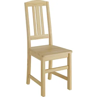 Küchenstuhl Massivholzstuhl Esszimmerstuhl Kiefer Stuhl natur 90.71-22 - Braun