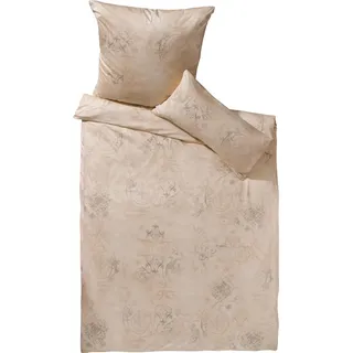 Estella Bettbezug Gregorio Mako-Interlock-Jersey Sand Größe 1x 155x220 cm