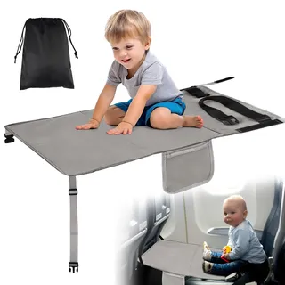 Flugzeug Bett Kinder, Sitzverlängerung Flugzeug Kinder, Baby Flugzeugs Bett, Kinders Flugzeugs Schlafen, Flugzeugbett Baby, Kinders-Flugzeug-Hängematte, Flugzeugbett, für Kurze Flüge (Grau)