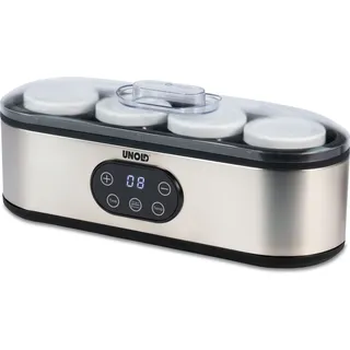Unold Joghurtbereiter Jogi 1 Portionsbehälter je 180 ml, edelstahl, schwarz