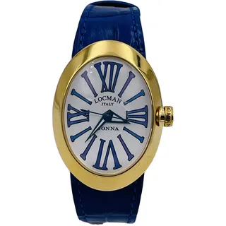 Armbanduhr Locman Change 410WPLB/390 Stahl/Leder 3 Bänder Pizazz Neu