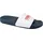 Shower Adilette Cloud White / Better Scarlet / Team Navy Blue 38