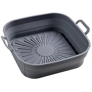 INF Zusammenklappbare quadratische Silikonform für Fritteuse 17,5 cm