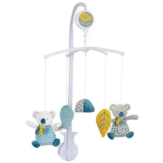 Doudou et Compagnie - Mobile mit Musik für Babys, mit Plüsch, Koala, 41 x 11 x 30 cm, Blau – Yoca Le Koala – DC3687