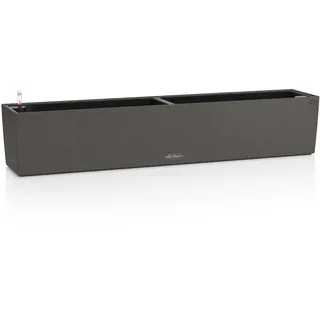 LECHUZA Balconera Stone 100 99 x 19 x 19 cm Graphitschwarz