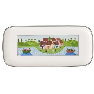 Villeroy & Boch Charm & Breakfast Design Naif Kuchenplatte eckig 35x16cm