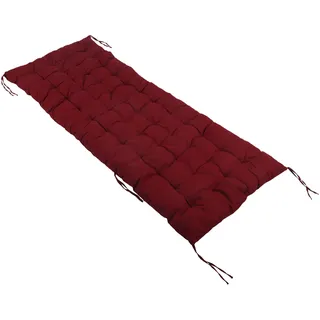 Relaxdays Bankauflage 190 x 70 x 8 cm rot 2 St.