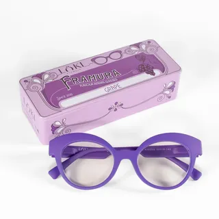 Loki Framura Brille, Erwachsene, Unisex, Violett, Einheitsgröße