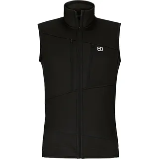 Ortovox Fleece Grid Weste Schwarz XXL