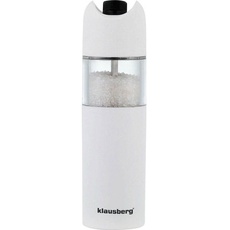 Klausberg ELECTRIC PEPPER SALT MILL KLAUSBERG KB-7437, Pfeffermühle + Salzmühle, Weiss