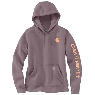 Hoodie CARHARTT "Clarksburg", Damen, Gr. L, lila, Obermaterial: 55% Baumwolle CO. 45% Polyester PES., Sweatshirts Hoodie