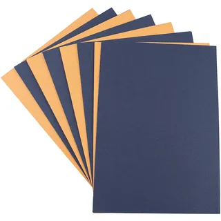 House of & Papier A4 1600 g/qm Halloween Karte – Orange/Schwarz (100 Stück Blatt)