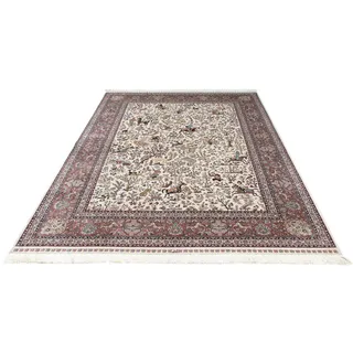 morgenland Orientteppich »Hereke - 244 x 169 cm - beige«, rechteckig, 3 mm Höhe, Wohnzimmer, Handgeknüpft, Einzelstück mit Zertifikat, beige