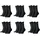 Sportsocken Regular Crew Socken Sport 18-Pack schwarz 43-46