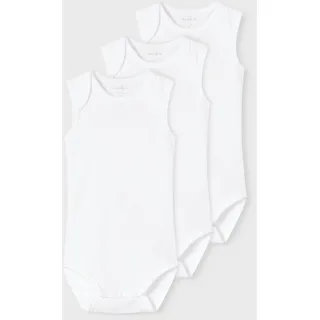 NAME IT Nbnbody 3P TANK SOLID WHITE 3 Noos Weiss