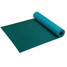 Gaiam Yoga-Matte – einfarbige Übungs- und Fitness-Matte für alle Arten von Yoga, Pilates und Boden-Workouts (68" x 24" x 4 mm oder 6 mm dick), Türkis Meer, 68" L x 24" W x 4mm Thick