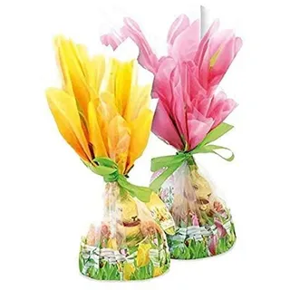 Lindt Schokolade Hasen-Nest | 194 g | Geschenk mit Vollmilch GOLDHASE und 8 Eiern in den Sorten LINDOR Milch, Vanille Trüffel, Cresta, Nougat | Oster Schokolade | Schokoladengeschenk