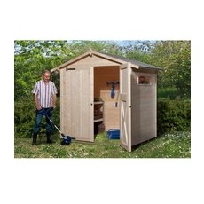 OBI Outdoor Living Holz-Gartenhaus Kompakt Satteldach 198 cm x 171 cm