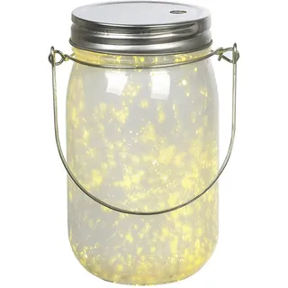 S4U LED Windlicht Dekolicht batteriebetrieben Außen und Innen in weiß