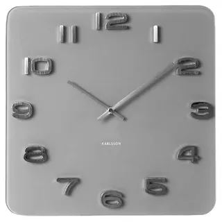 Karlsson Wanduhr Vintage graues Glas, Ø35cm