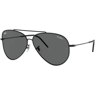 Ray-Ban Unisex Aviator Reverse Sonnenbrille, Schwarz
