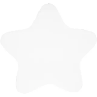 Ben'n'jen Kinderteppich , Weiß , Textil , Uni , Stern , 80x80 cm , Textiles Vertrauen - Oeko-Tex®, Bsci, Global Recycled Standard (Grs) , rutschfest, pflegeleicht , Teppiche und Böden, Teppiche, Kinderteppiche