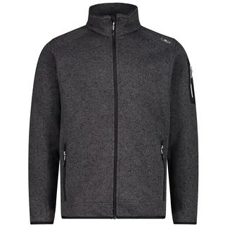 CMP Herren Strick Fleece Jacke (Größe XXL, schwarz)