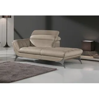 Egoitaliano Recamiere Leder taupe
