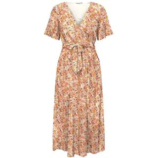 Only Midi-Kleid Orange XS